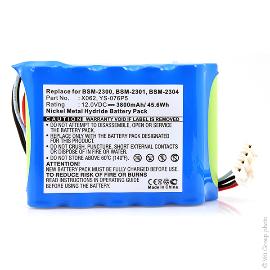 Batterie médicale rechargeable 12V 3800mAh photo du produit