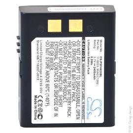 Batterie lecteur codes barres 3.7V 2400mAh photo du produit