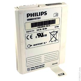 Batterie médicale rechargeable Philips Heartstart XL+ 14.4V 6.6Ah photo du produit