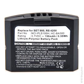 Batterie casque audio 3.7V 150mAh photo du produit