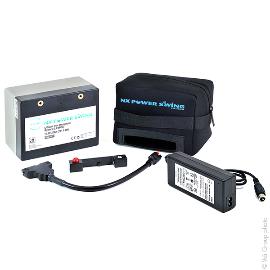 Batterie Lithium Fer Phosphate Golf NX Power Swing UN38.3 12V 22Ah UN38.3 + chargeur 4A photo du produit