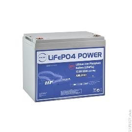 Batterie Lithium Fer Phosphate NX LiFePO4 POWER UN38.3 (832Wh) 12V 65Ah M8-F product photo