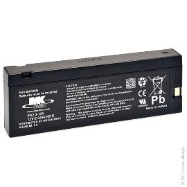 Batterie plomb AGM ES2.3-12V 12V 2.1Ah F13 product photo