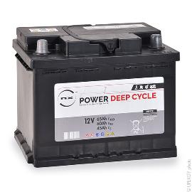 Batterie traction NX Power Deep Cycle 12V 60Ah Auto product photo