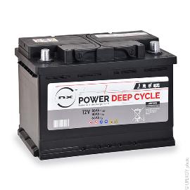 Batterie traction NX Power Deep Cycle 12V 80Ah Auto product photo