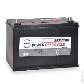 Batterie traction NX Power Deep Cycle 12V 105Ah Auto photo du produit