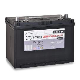 Batterie traction NX Power Deep Cycle DUAL 12V 100Ah photo du produit