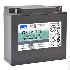 Batterie traction SONNENSCHEIN GF-Y GF12014YF 12V 15Ah M5-M photo du produit