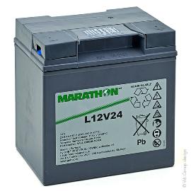 Batterie plomb AGM L12V24 12V 23.5Ah M6-M photo du produit
