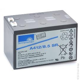 Batterie plomb etanche gel A412/8.5 SR 12V 9Ah F6.35 photo du produit