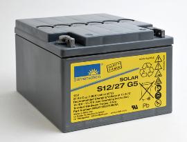 Batterie plomb etanche gel Solar S12/27 G5 12V 27Ah M5-M photo du produit