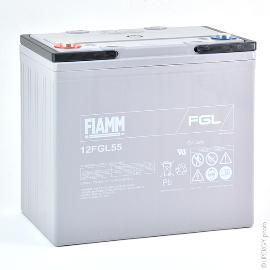 Batterie plomb AGM 12FGL55 12V 55Ah M6-F photo du produit