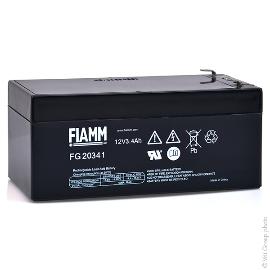 Batterie plomb AGM FIAMM FG20341 12V 3.4Ah F4.8 photo du produit