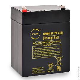 Batterie onduleur (UPS) NX 5.4-12 UPS High Rate 12V 5.4Ah F6.35 product photo