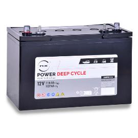 Batterie traction NX Power Deep Cycle AGM 12V 118Ah Double bornes photo du produit