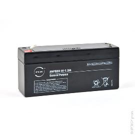 Batterie plomb AGM NX 3.2-6 General Purpose 6V 3.2Ah F4.8 product photo