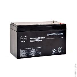 Batterie plomb AGM NX 7-12 General Purpose FR 12V 7Ah F4.8 product photo