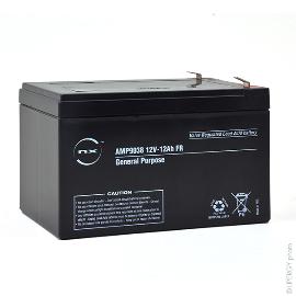 Batterie plomb AGM NX 12-12 General Purpose FR 12V 12Ah F6.35 product photo
