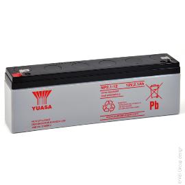 Batterie plomb AGM YUASA NP2.1-12 12V 2.1Ah F4.8 product photo
