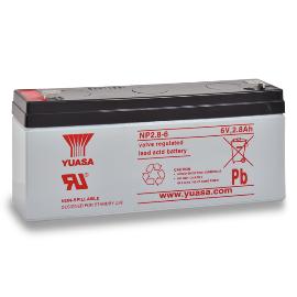 Batterie plomb AGM YUASA NP2.8-6 6V 2.8Ah F4.8 product photo