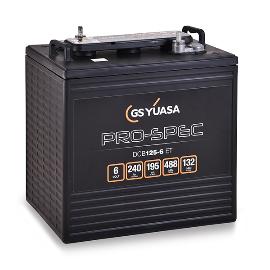 Batterie traction YUASA PRO-SPEC DCB125-6 6V 240Ah M8-V product photo
