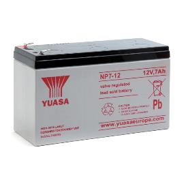 Batterie plomb AGM YUASA NP7-12 12V 7Ah F4.8 product photo