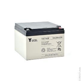 Batterie plomb AGM YUCEL Y24-12IFR 12V 24Ah M5-F product photo