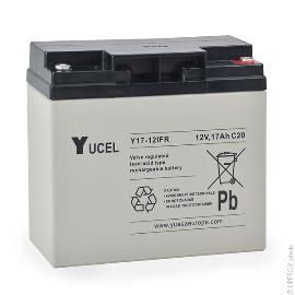 Batterie plomb AGM YUCEL Y17-12IFR 12V 17Ah M5-F product photo