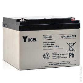 Batterie plomb AGM YUCEL Y24-12I 12V 24Ah M5-F photo du produit
