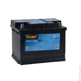 Batterie voiture FULMEN Start-Stop EFB FL600 12V 60Ah 640A photo du produit