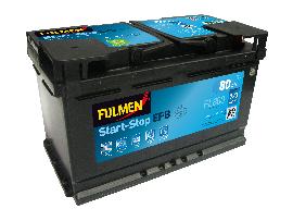 Batterie voiture Fulmen Start-Stop EFB FL800 12V 80Ah 720A photo du produit