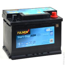 Batterie voiture FULMEN Start-Stop AGM FK600 12V 60Ah 680A product photo