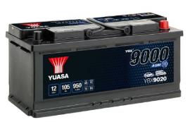 Batterie voiture Yuasa Start-Stop AGM YBX9020 12V 105Ah 950A photo du produit