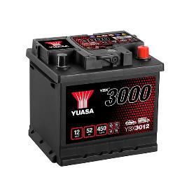Batterie voiture Yuasa YBX3012 12V 52Ah 450A photo du produit