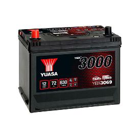 Batterie voiture Yuasa YBX3069 12V 72Ah 630A photo du produit