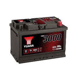 Batterie voiture Yuasa YBX3096 12V 76Ah 680A product photo