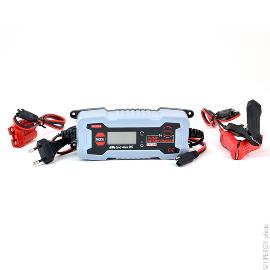 Chargeur plomb/LiFePO4 LCD NX 6V/12V 0,8A/3,8A - pinces crocodiles + prise Anderson product photo