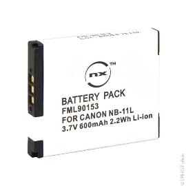 Batterie appareil photo - caméra 3.7V 600mAh photo du produit