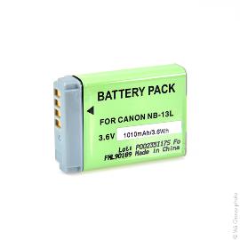 Batterie appareil photo - caméra NB-13L 3.6V 1010mAh photo du produit
