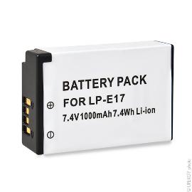 Batterie appareil photo - caméra LP-E17 7.4V 1000mAh photo du produit