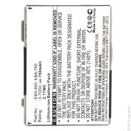 Batterie téléphone portable pour Siemens 3.7V 750mAh photo du produit