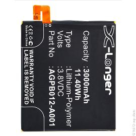 Batterie téléphone portable pour Sony 3.8V 3000mAh product photo