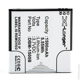 Batterie téléphone portable pour Doro 3.7V 1500mAh photo du produit