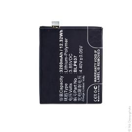 Batterie téléphone portable pour Oneplus 3.85V 3200mAh photo du produit