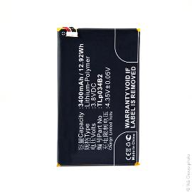 Batterie téléphone portable pour Alcatel 3.8V 3400mAh photo du produit