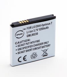 Batterie téléphone portable pour LG 3.7V 1250mAh photo du produit