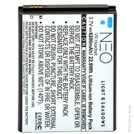 Batterie téléphone portable pour Samsung 3.7V 6200mAh product photo