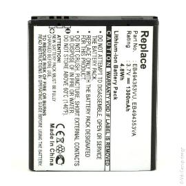 Batterie téléphone portable pour Samsung 3.7V 1300mAh photo du produit