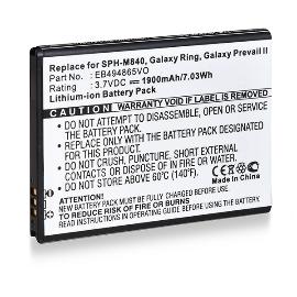 Batterie téléphone portable pour Samsung 3.7V 1900mAh product photo