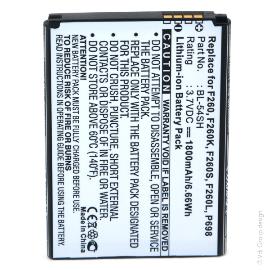 Batterie téléphone portable pour LG 3.7V 1800mAh photo du produit